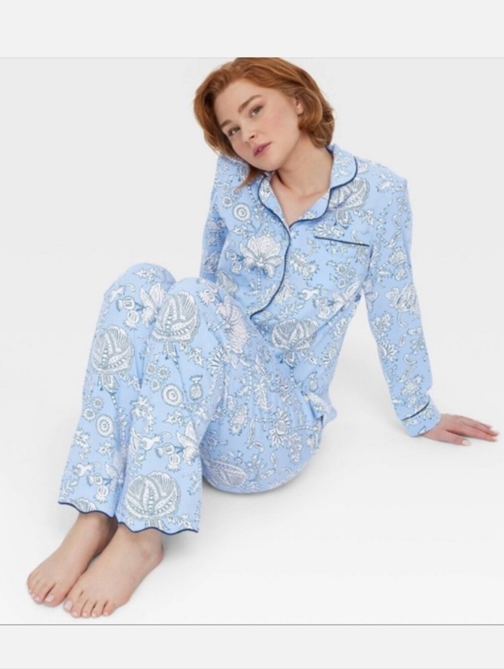 NWT Roller Rabbit X Target Floral Vines Pajama Set